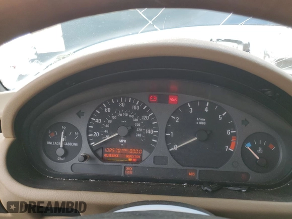 1996 BMW 3 Series Z3 1.9 with VIN 4USCH7329TLB71714, listed as a Copart auction lot 41388935 with 108,570 mi miles and Salvage Title. Bid and sale history available at carsss.com. Image 9.