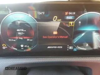 2021 Mercedes-Benz CLA 35 AMG with VIN W1K5J5BB5MN220635, listed as a Copart auction lot 58544855 with 48,776 mi miles and Salvage title. Bid and sale history available at DreamBid. Image 9.
