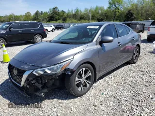 2020 Nissan Sentra SV z VIN 3N1AB8CV9LY249169, wystawiony jako Copart lot #52211885 z przebiegiem 128 678 mil mil oraz Szkoda całkowita • Salvage title. Historia ofert i sprzedaży dostępna na DreamBid. Obrazek 1.
