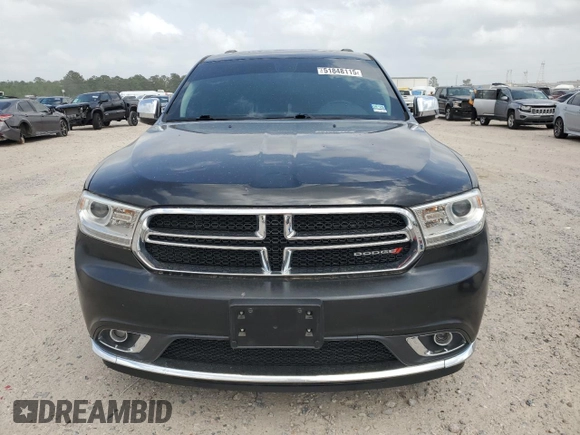 2015 Dodge Durango Limited with VIN 1C4RDHDG9FC809716, listed as a Copart auction lot 51848115 with 135,282 mi miles and Salvage Title. Bid and sale history available at carsss.com. Image 5.