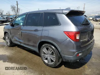 2021 Honda Passport EX-L with VIN 5FNYF7H58MB004010, listed as a Copart auction lot 49395925 with 45,864 mi miles and Salvage Title. Bid and sale history available at DreamBid. Image 2.