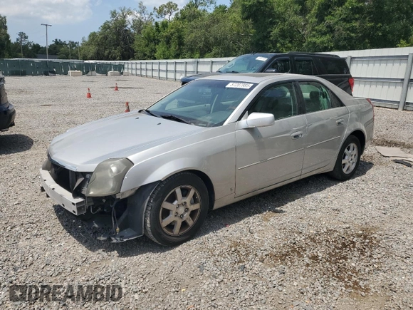 2006 Cadillac CTS with VIN 1G6DM57T860124659, listed as a Copart auction lot 57287985 with 141,162 mi miles and Salvage title. Bid and sale history available at DreamBid. Image 1.