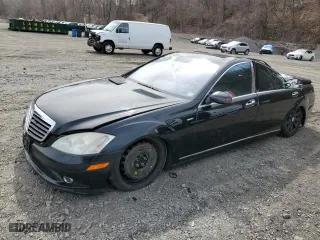 2009 Mercedes-Benz S-Class 5.5L V8 with VIN WDDNG86X19A259355, listed as a Copart auction lot 51945715 with 153,488 mi miles and Salvage Title. Bid and sale history available at carsss.com. Image 1.
