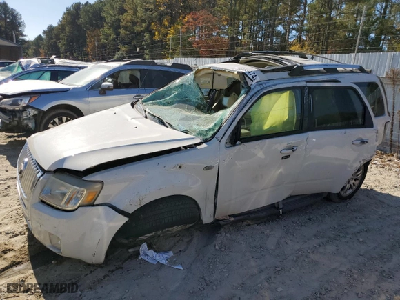 2009 Mercury Mariner Premier with VIN 4M2CU87G79KJ14527, listed as a Copart auction lot 76953474 with 0 mi miles and Salvage Title. Bid and sale history available at carsss.com. Image 1.