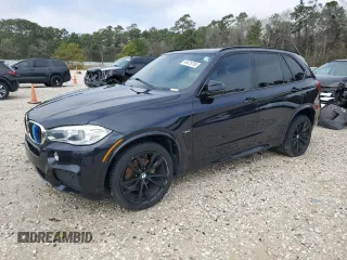 2015 BMW X5 sDrive35i with VIN 5UXKR2C51F0H39390, listed as a Copart auction lot 46475705 with 151,917 mi miles and Salvage Title. Bid and sale history available at carsss.com. Image 1.