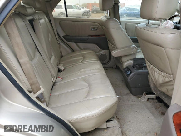 2003 Lexus RX 300 z VIN JTJHF10U030308457, wystawiony jako Copart lot #54902855 z przebiegiem 263 202 mil mil oraz Szkoda całkowita • Salvage title. Historia ofert i sprzedaży dostępna na DreamBid. Obrazek 10.