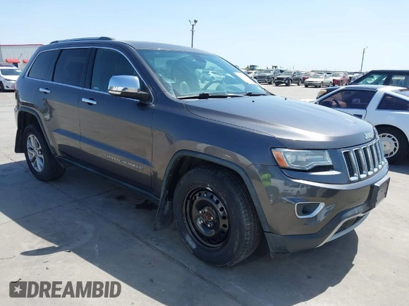 2014 Jeep Grand Cherokee Limited z VIN 1C4RJFBT0EC241030, wystawiony jako IAAI lot #41851316 z przebiegiem 104 344 mil mil oraz . Historia ofert i sprzedaży dostępna na DreamBid. Obrazek 1.