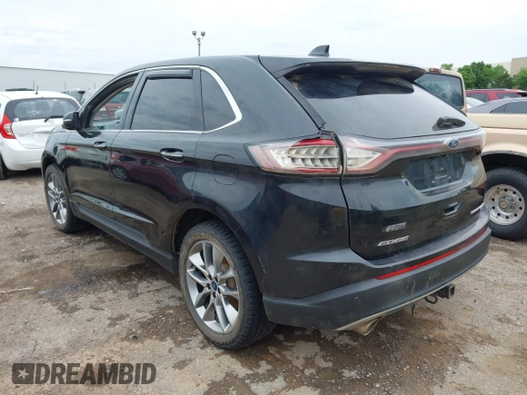 2015 Ford Edge Titanium z VIN 2FMTK4K88FBC26324, wystawiony jako IAAI lot #42156964 z przebiegiem Nie podano mil oraz . Historia ofert i sprzedaży dostępna na DreamBid. Obrazek 3.