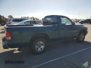 1997 Dodge Dakota with VIN 1B7FL26X1VS304628, listed as a Copart auction lot 49451935 with 185,429 mi miles and Salvage Title. Bid and sale history available at carsss.com. Image 3.