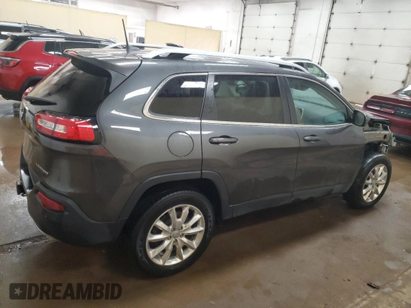 2016 Jeep Cherokee Limited with VIN 1C4PJMDS3GW235790, listed as a Copart auction lot 53075855 with 34,163 mi miles and Clean title. Bid and sale history available at DreamBid. Image 3.