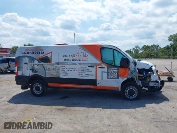 2024 Ford Transit Cargo с VIN 1FTBR1Y80RKB59990, выставлен на аукционе IAAI как лот 42241182 с пробегом 13 385 миль миль и . История ставок и продаж доступна на DreamBid. Изображение 13.