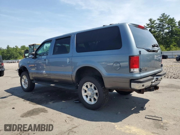 2001 Ford Excursion XLT с VIN 1FMNU41S11ED30084, выставлен на аукционе Copart как лот 65481305 с пробегом 122 276 миль миль и Чистый • Clean title. История ставок и продаж доступна на DreamBid. Изображение 2.