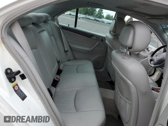 2006 Mercedes-Benz C with VIN WDBRF54J96A913217, listed as a Copart auction lot 60497924 with 219,657 mi miles and Salvage Title. Bid and sale history available at DreamBid. Image 10.