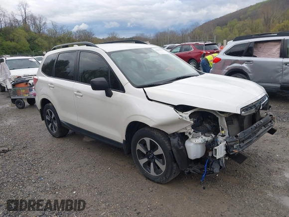 2017 Subaru Forester with VIN JF2SJABC7HH454943, listed as a IAAI auction lot 42022435 with 81,680 mi miles. Bid and sale history available at carsss.com. Image 1.