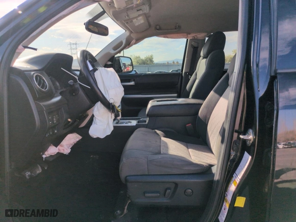 2017 Toyota Tundra 4WD SR5 with VIN 5TFDW5F17HX647396, listed as a Copart auction lot 53327985 with 136,912 mi miles and Salvage Title. Bid and sale history available at carsss.com. Image 7.