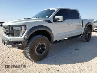 2023 Ford F-150 Raptor with VIN 1FTFW1RG7PFB77277, listed as a Copart auction lot 51096445 with 43,917 mi miles and Salvage Title. Bid and sale history available at DreamBid. Image 1.