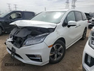 2020 Honda Odyssey Touring z VIN 5FNRL6H88LB024189, wystawiony jako Copart lot #55101975 z przebiegiem 55 969 mil mil oraz Szkoda całkowita • Salvage title. Historia ofert i sprzedaży dostępna na DreamBid. Obrazek 1.