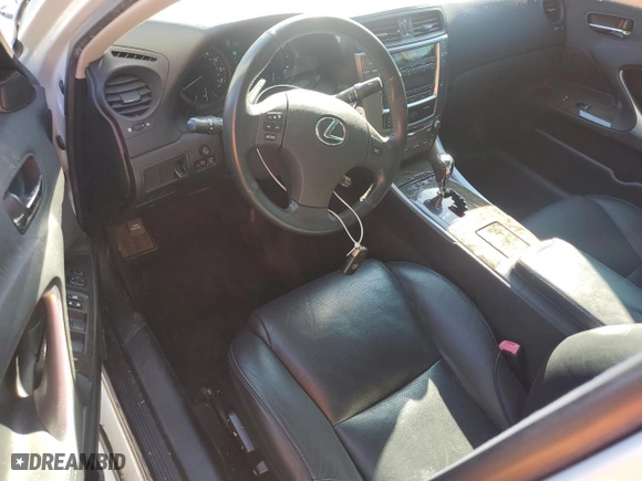 2009 Lexus IS 250 with VIN JTHCK262195030831, listed as a Copart auction lot 48552965 with 154,254 mi miles and Salvage Title. Bid and sale history available at carsss.com. Image 8.