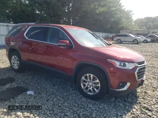 2018 Chevrolet Traverse LT Cloth with VIN 1GNEVGKW1JJ183414, listed as a Copart auction lot 68980444 with 46,408 mi miles and Salvage Title. Bid and sale history available at carsss.com. Image 4.
