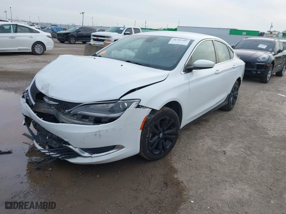 2015 Chrysler 200 Limited with VIN 1C3CCCAB4FN576759, listed as a IAAI auction lot 41583305 with 121,833 mi miles. Bid and sale history available at carsss.com. Image 17.