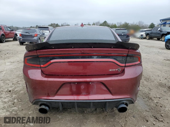 2019 Dodge Charger SRT Hellcat with VIN 2C3CDXL94KH662820, listed as a Copart auction lot 44801625 with 55,169 mi miles and Non Repairable. Bid and sale history available at DreamBid. Image 6.