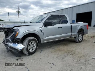 2023 Ford F-150 XL with VIN 1FTEX1EP1PKE52311, listed as a Copart auction lot 55741945 with 51,259 mi miles and Non repairable. Bid and sale history available at DreamBid. Image 1.