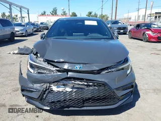 2023 Toyota Corolla Hybrid LE with VIN JTDBCMFEXP3018606, listed as a IAAI auction lot 41857107 with 46,038 mi miles. Bid and sale history available at carsss.com. Image 12.