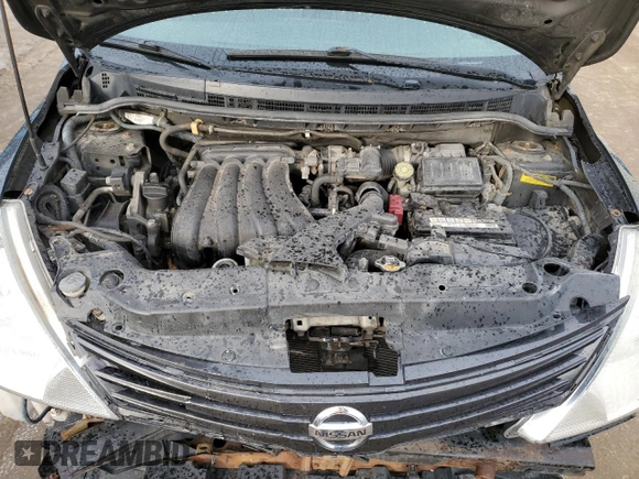2012 Nissan Versa S with VIN 3N1BC1CPXCL358828, listed as a Copart auction lot 53118135 with 342,663 mi miles and Clean Title. Bid and sale history available at carsss.com. Image 11.