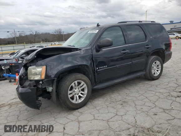 2008 Chevrolet Tahoe LS with VIN 1GNFC13C18R137475, listed as a Copart auction lot 49703255 with 126,667 mi miles and Salvage title. Bid and sale history available at DreamBid. Image 1.