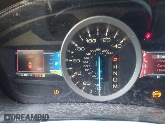 2012 Ford Explorer Limited with VIN 1FMHK8F88CGA02370, listed as a IAAI auction lot 42186502 with 212,496 mi miles and . Bid and sale history available at DreamBid. Image 7.