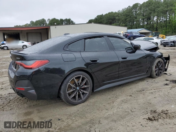 2023 BMW 4 Series 430i xDrive with VIN WBA73AV02PFN92266, listed as a Copart auction lot 57721715 with Not provided miles and Salvage title. Bid and sale history available at DreamBid. Image 3.