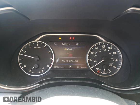 2019 Nissan Maxima SL с VIN 1N4AA6AV2KC380481, выставлен на аукционе Copart как лот 55454005 с пробегом 113 163 миль миль и Списание • Salvage title. История ставок и продаж доступна на DreamBid. Изображение 9.