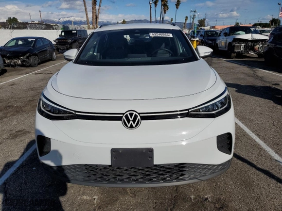 2021 Volkswagen ID.4 Pro with VIN WVGRMPE20MP056544, listed as a Copart auction lot 43246963 with 25,461 mi miles. Bid and sale history available at carsss.com. Image 5.
