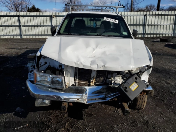 2006 GMC Canyon Work Truck with VIN 1GTCS148368167248, listed as a Copart auction lot 86637634 with 84,023 mi miles and Salvage Title. Bid and sale history available at carsss.com. Image 5.