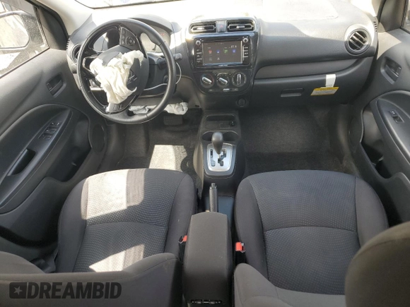 2018 Mitsubishi Mirage ES z VIN ML32F3FJ2JHF07841, wystawiony jako Copart lot #57681975 z przebiegiem 38 271 mil mil oraz Szkoda całkowita • Salvage title. Historia ofert i sprzedaży dostępna na DreamBid. Obrazek 8.