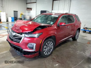 2023 Chevrolet Traverse Premier with VIN 1GNERKKW4PJ187828, listed as a Copart auction lot 55838915 with 63,814 mi miles and Salvage title. Bid and sale history available at DreamBid. Image 1.