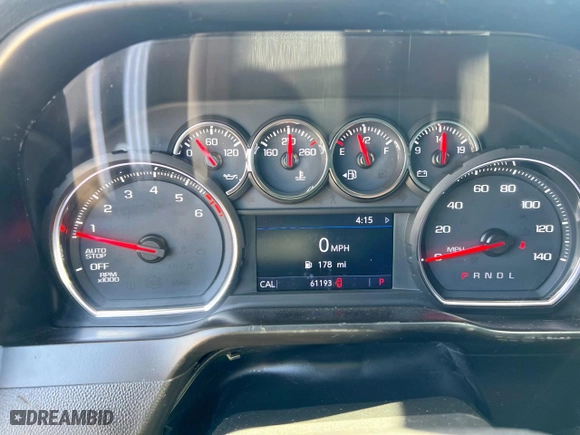 2019 Chevrolet Silverado 1500 LT with VIN 3GCPWCEK2KG134340, listed as a Copart auction lot 50089435 with 61,193 mi miles and Clean Title. Bid and sale history available at carsss.com. Image 8.
