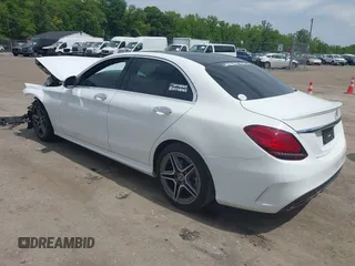 2021 Mercedes-Benz C 300 with VIN W1KWF8EB4MR639409, listed as a IAAI auction lot 42302916 with 50,055 mi miles and . Bid and sale history available at DreamBid. Image 3.