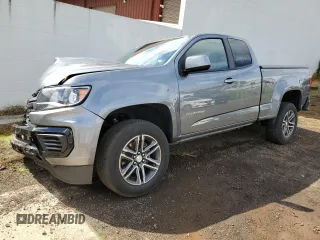2021 Chevrolet Colorado 4WD Work Truck with VIN 1GCHTBENXM1200040, listed as a Copart auction lot 43619954 with 35,569 mi miles and Non Repairable. Bid and sale history available at carsss.com. Image 1.