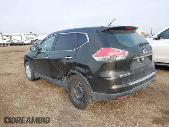 2014 Nissan Rogue SV with VIN 5N1AT2MV5EC807628, listed as a IAAI auction lot 41442792 with 52,964 mi miles. Bid and sale history available at carsss.com. Image 3.