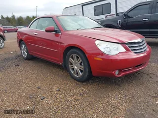 2008 Chrysler Sebring Limited with VIN 1C3LC65M48N639178, listed as a IAAI auction lot 41292965 with 123,516 mi miles. Bid and sale history available at carsss.com. Image 1.