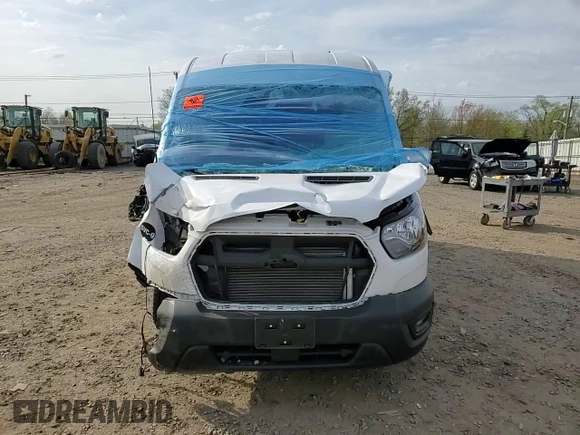2023 Ford Transit Cargo with VIN 1FTBR1C86PKA83003, listed as a Copart auction lot 51015344 with Not Provided miles and Salvage Title. Bid and sale history available at DreamBid. Image 11.