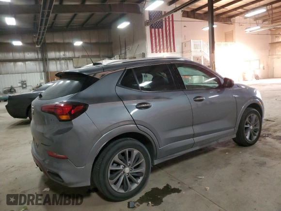 2022 Buick Encore GX Essence with VIN KL4MMGSLXNB018646, listed as a Copart auction lot 88899385 with 15,757 mi miles and Salvage title. Bid and sale history available at DreamBid. Image 3.