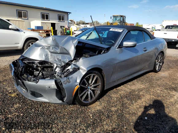 2024 BMW 4 Series 430i z VIN WBA23AT07RCR83768, wystawiony jako Copart lot #81619294 z przebiegiem Nie podano mil oraz Czysty tytuł • Clean title. Historia ofert i sprzedaży dostępna na DreamBid. Obrazek 1.