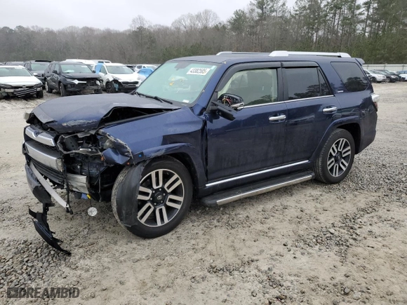 2018 Toyota 4Runner SR5 with VIN JTEZU5JR2J5168518, listed as a Copart auction lot 43382585 with 117,859 mi miles and Salvage Title. Bid and sale history available at carsss.com. Image 1.
