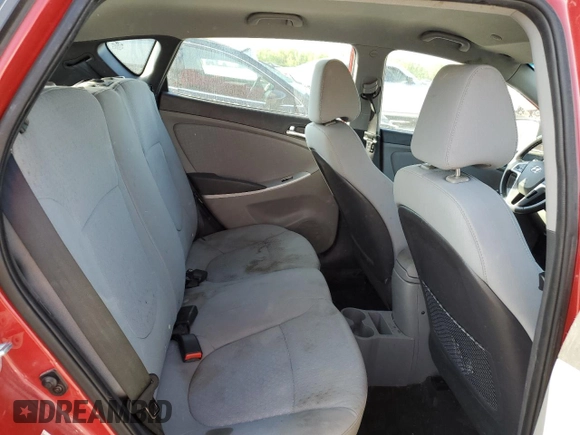 2013 Hyundai Accent SE with VIN KMHCU5AE0DU121047, listed as a Copart auction lot 52648035 with 42,655 mi miles and Salvage Title. Bid and sale history available at carsss.com. Image 10.