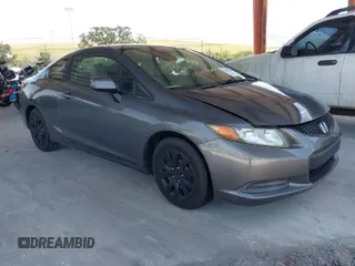 2012 Honda Civic Cpe LX with VIN 2HGFG3B52CH500405, listed as a IAAI auction lot 42091494 with 209,657 mi miles. Bid and sale history available at carsss.com. Image 1.