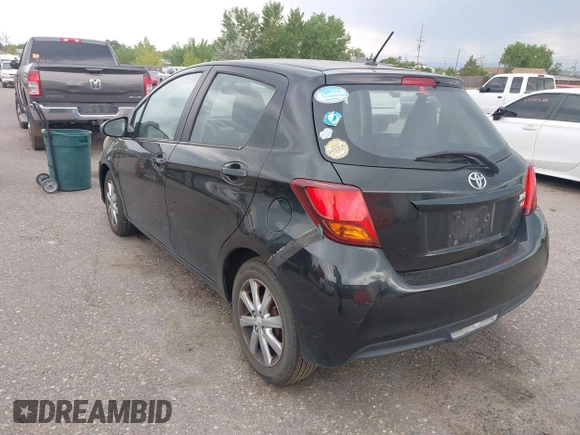 2015 Toyota Yaris L with VIN VNKKTUD33FA017154, listed as a IAAI auction lot 39828518 with 248,632 mi miles. Bid and sale history available at carsss.com. Image 3.