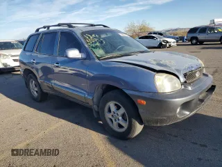 2001 Hyundai Santa Fe GLS with VIN KM8SC83D11U129013, listed as a Copart auction lot 78885494 with 168,175 mi miles and Salvage Title. Bid and sale history available at carsss.com. Image 4.