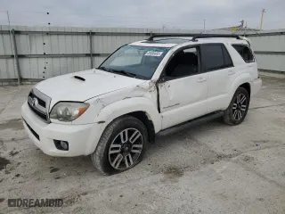 2006 Toyota 4Runner SR5 with VIN JTEBU14R968056388, listed as a Copart auction lot 49590485 with 97,215 mi miles and Salvage Title. Bid and sale history available at carsss.com. Image 1.